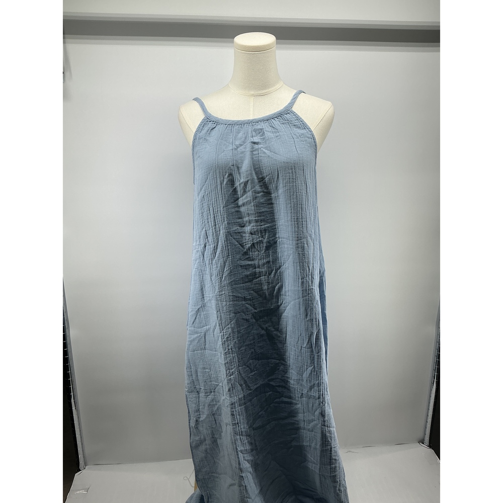 100% Organic Cotton Gauze Sleeveless Maxi Dress